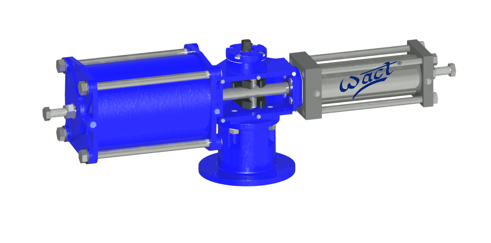 Single Acting Spring Return Hydraulic Actuator 